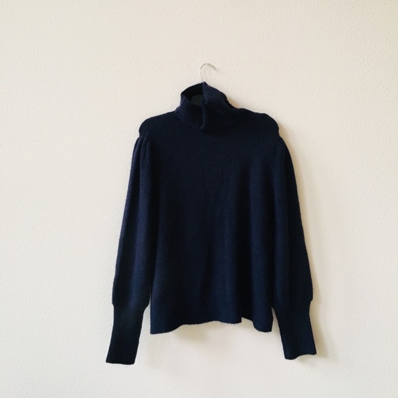 FRAME Denim Swingy Turtleneck Sweater - Picture 4 of 6